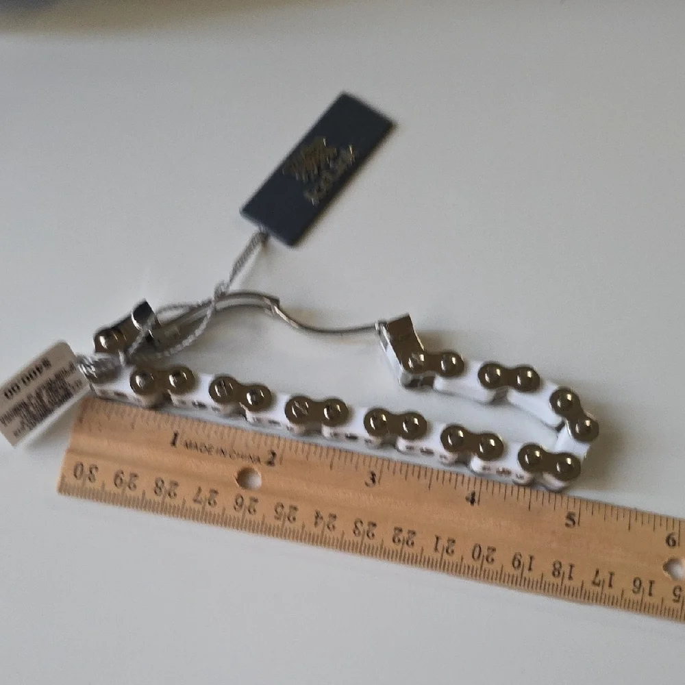 IceLink Silver and Black Bracelet‎
